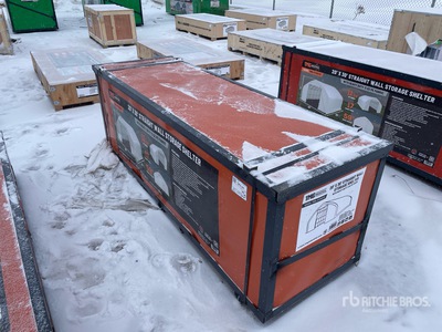 TMG ST2031E 20 ft x 30 ft Arch Wall Peak Ceiling Storage Building (Unused)