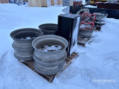 Quantity of (3) Pallets of Rims & Drum Cradles