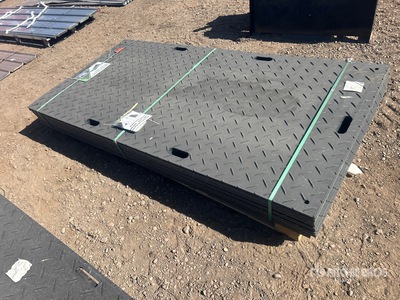 Quantity of (12) Ground Protection Road Mats (Unused)