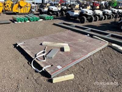 Quantity of (3) Metal Forklift Pallet Thickening 12 Ft X 3 Ft