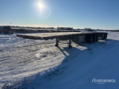 2007 Lode King 32 ft Super B-Train Lead مقطورة مسطحة