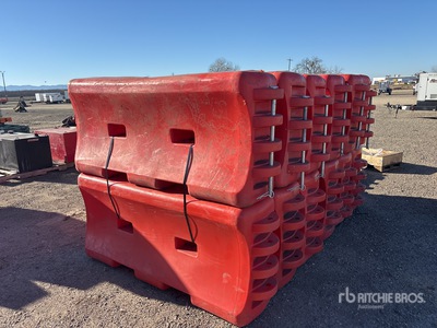 Quantity of (12) 6 Ft Safety Barrier