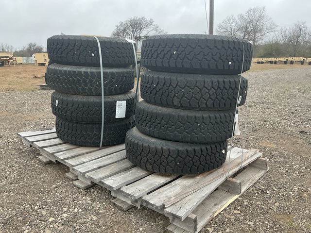 (8) Goodyear LT235/85R16 Tires w/Wheels
