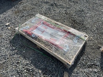 Quantity of (5) 2026 Suihe BC-9200 9200 lb Ratchet Binders & (10) 20 ft Chains (Unused)