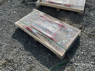 Quantity of (5) 2026 Suihe BC-5400 5400 lb Ratchet Binders & (10) 20 ft Chains (Unused)