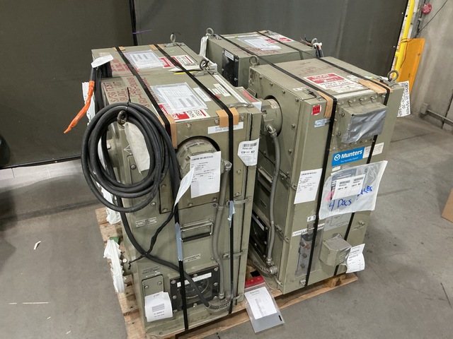 (4) Munters GC-150 Desiccant Dehumidifiers