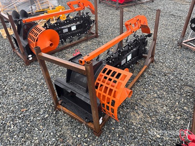 2026 GIYI GY-X39F 36 in Mini Skid Steer Trencher (Unused)