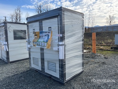 2026 Suihe NT-D 4 ft 2 in x 6 ft 9 in 2 Person Skid-Mounted Bano portatil (Unused)