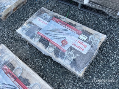 Quantity of (8) 2026 Suihe DLS G80 Double Leg Chain Sling (Unused)