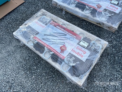 Quantity of (8) 2026 Suihe DLS G80 Double Leg Chain Sling (Unused)