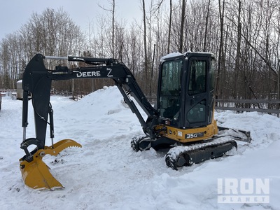 2017 John Deere 35G を見 Mini Excavator
