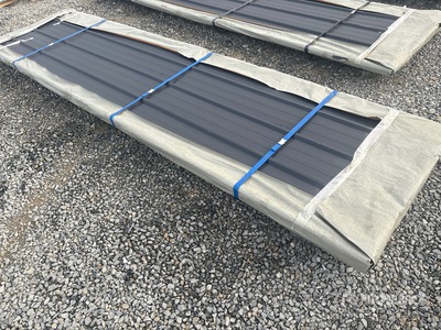 Quantity of (100) 2026 SKLP SKH100 Corrugated Steel Sheets (Unused)