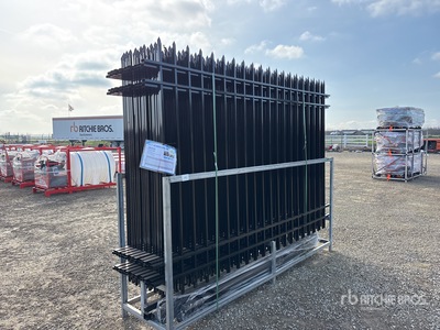 Quantity of (20) 2026 SKLP SK-N20 10 ft x 7 ft Powder Coated Fencing (Unused)