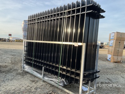 Quantity of (20) 2026 SKLP SK-N20 10 ft x 7 ft Powder Coated Zaun (Unused)