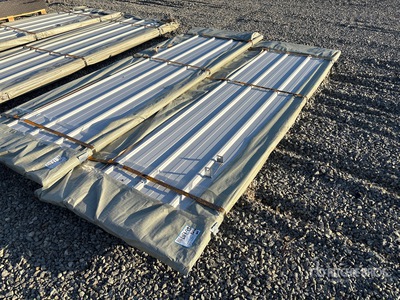 Quantity of (50) 2026 SKLP SK-XH50 35 in x 10 ft Galvalume Steel Sheets (Unused)