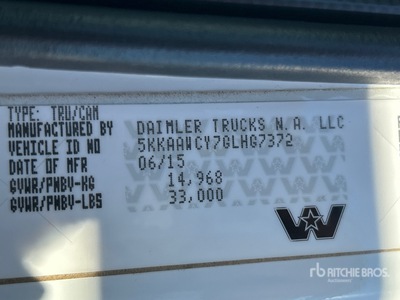 2016 Western Star 4700SB 4x2 Service Truck