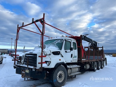 Hiab 251S Articulated Boom on 2014 Freightliner 114SD 8x6 Extended Cab Autocarro con pinza a polipo (Inoperable)