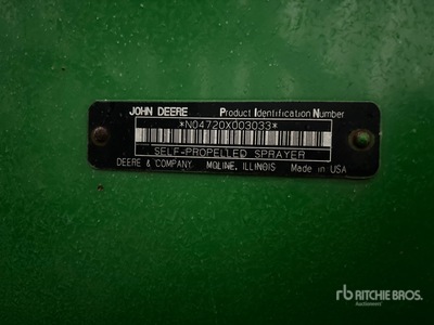 John Deere 4720 90 ft 4x4 High Clearance Pulverizador Autopropulsado