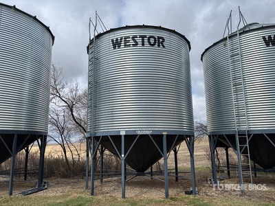 Westor +/- 3800 bu 4 Ring Hopper Grain Bin