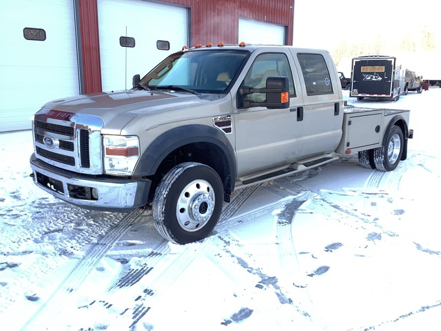 2008 Ford F-450 4x4 Crew Cab Flatbed Truck 2008 Ford F-450 4x4 Crew Cab Flatbed Truck