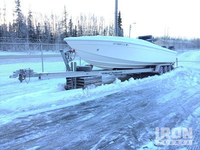 1996 Ocean Hawk 36 ft 36' Ski Boat w/2010 EVERYTHING MARINE USA Trailer