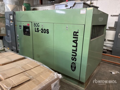 Sullair 80G Skid-Mounted 80 gal Air Compressor