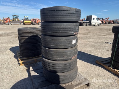 Quantity of (6) Bridgestone R238 245/70R19.5 Tyres