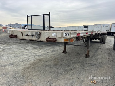 48 ft T/A Remolque caja abierta