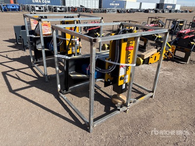 2026 LYALS ALS680 Skid Steer Post Driver (Unused)