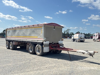 2007 Hercules 8.2 m Quad Dog End Dump Trailer