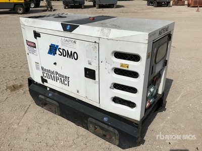 2015 Sdmo 22 kVA Skid-Mounted Generador    (Inoperable)