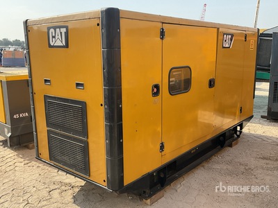 2017 Cat DE220E0 200 kVA Skid-Mounted Generator Set