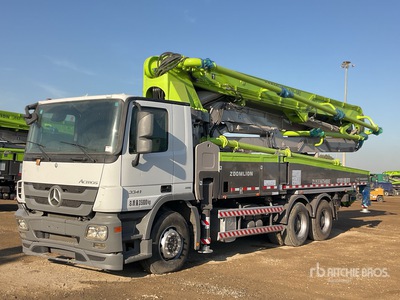 2020 ZOOMLION ZLJ5336THBBE 47 m on 2019 Mercedes-Benz ACTROS 3341 6x4 Camion pompe à béton