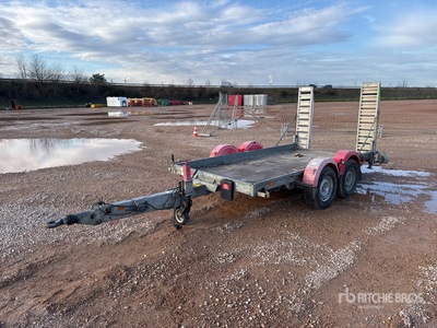 2012 Hubiere H212L14CF T/A Remorque 2 Essieux Equipment Trailer