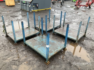 Quantity of (4) Post Pallet Stillage