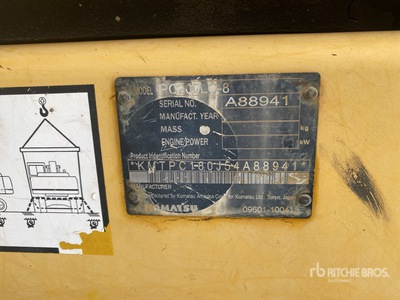 2008 Komatsu PC200LC8 Tracked Excavator