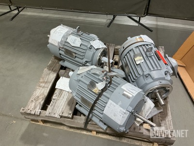 (3) Reliance Electric 256TNC Electric Motors
