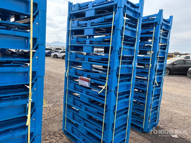 Quantity of (9) 2026 3NA Steel Box Pallet Racking (Unused) | Ritchie ...