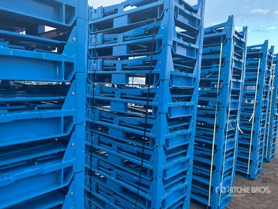 Quantity of (9) 2026 3NA Steel Box Pallet Racking (Unused)