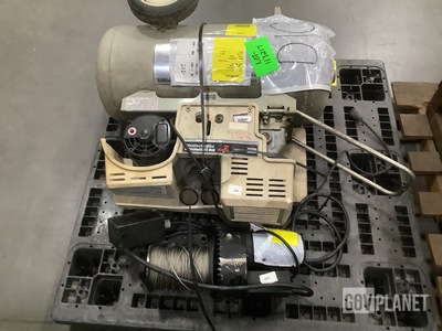 (1) Craftsman 919.178420 Air Compressor & (1) Cordem Winch