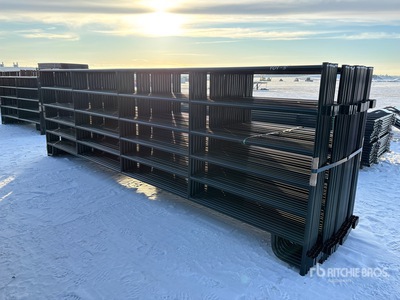 Quantity of (24) 2026 BYT PNL180 18 ft x 5 ft 6 in Livestock Panel (Unused)