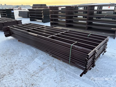 Quantity of (12) 2025 BYT HDALYPNL16 16 ft x 6 ft Alley Livestock Panel (Unused)