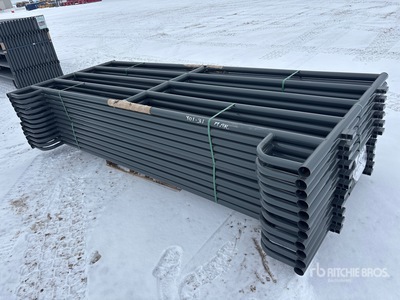 Quantity of (12) 2025 BYT HDALYPNL12 12 ft x 5 ft Magnum Alley Livestock Panel (Unused)