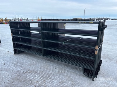 Quantity of (24) 2025 BYT HDALYPNL12 12 ft x 5 ft Alley Livestock Panel (Unused)