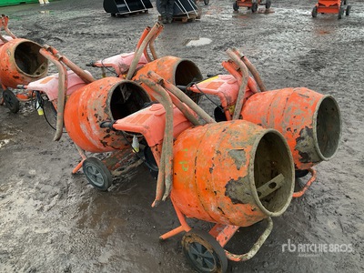 Quantity of (4) Belle Minimix 150 Electric Concrete Mixer