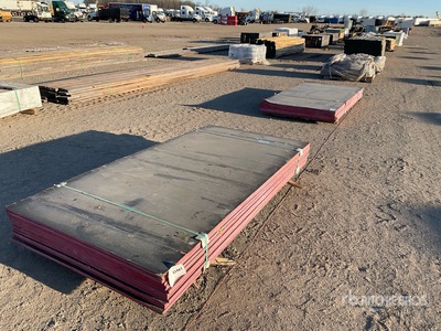 Quantity of (22) Pallets of 3/4 x 4 x 8 Formboard