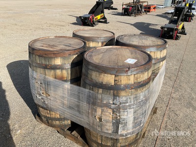 Quantity of (4) Whiskey Barrels