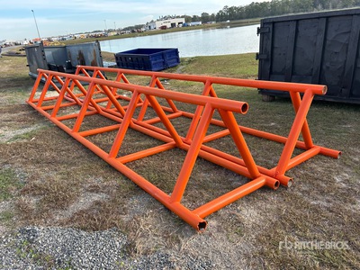 Quantity of (2) 28 ft Pipe Racks ادوات صناعية متنوعة