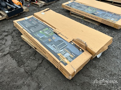 2025 Landhero LDH-MS0808 8 ft x 8 ft Metal Schuur (Unused)