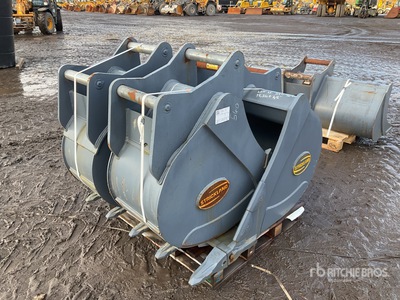 Quantity of (3) Strickland Digging 1160mm, 540mm and 430mm Excavator Bucket - Fits S60 (Unused)